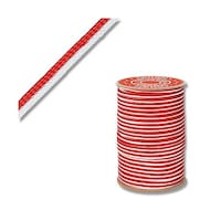 シモジマ HEIKO 紐 贈答用紐 二交打 約4mm×150m 赤白 001510301 1巻