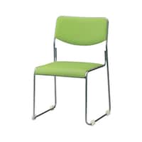 SANKEI スタッキングチェア CM270MZX ライトグリーン CM270MZX LGR 1個
