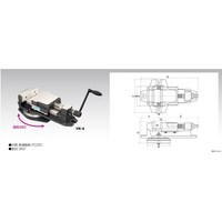 Gnet バーテックス K型ミーリングバイス(回転台付) VK8