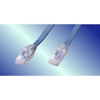 アクロス フラット カテゴリ5e LANケーブル(ストレート/1m/ブルー) ALT01BLF