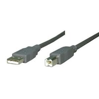 アクロス RoHS対応 USB2.0エコケーブル 5m ダークグレー AECU5G