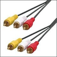 アクロス 映像AUDIOピンケーブルRCAピンx3RCAピンx3 5m AVC131