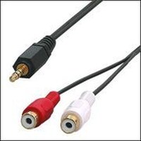 アクロス AUDIO変換ケーブル ステレオミニオスRCAジャックx2 3m AVC137