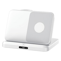 アドテック 卓上 ワイヤレス充電スタンド 3in1 スマホ・イヤホン・ウォッチ AWPDV015WEW/ASWH