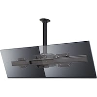 オーロラジャパン 小型用天吊りハンガー 横2面タイプ(ブラック)Dセット FH10MR2 D SET