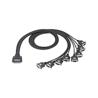 コンテック RS232C 8ch 分配ケーブル(68P>9Px8) PCE689PS