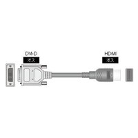 イメージニクス DVIDオスHDMIオス変換ケーブル 7m