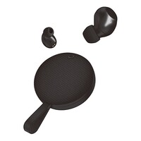 カシムラ 2in1 完全ワイヤレス ステレオイヤホン & スピーカー BK BL129