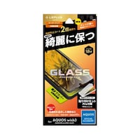 AQUOS wish3/2/wish ガラスフィルム 全画面保護スーパークリア LN23SQ1FGR