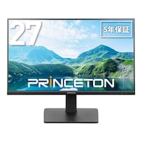 プリンストン 広視野角パネル採用 白色LEDバックライト 27型ワイドカラー液晶ディスプレイ(ブラック) PTFBLD27W