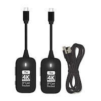 プリンストン 4K対応ワイヤレスプレゼンテーション(USBC送信機2台セット) SPCASTPOCKET4KC1SET