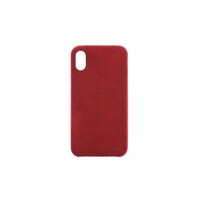 パワーサポート Ultrasuede Air jacket for iPhone X(Red) PGK83