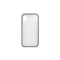 パワーサポート Shock proof Air jacket for iPhone X(rubber navy) PGK44