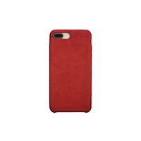 パワーサポート Ultrasuede Air jacket for iPhone 8Plus(Red) PBK83