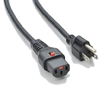 FXC AC100V電源ケーブル(3Pプラグ/C13側にロック機構搭載) OPTAC100VLK01