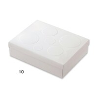 TOPPAN 食品箱 和菓子ケース 26302 マドラ・ホワイト 10