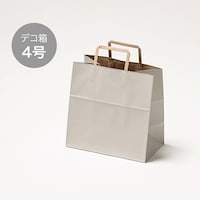 TOPPAN 手提げ紙袋 ナチュラルグレーM 200