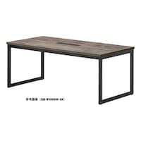 ニシキ工業 QBミーティングテーブル 幅1800×奥行1000 スミクロ×ブラック ワイヤリングBOX付 QBB1810WSK 1台 【メーカー直送/車上渡し】(お客様組立)