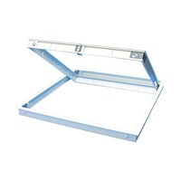 日大工業 アルミ天井点検口 ホワイトワニハッチ 450角 000922