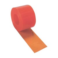 アズワン ストリップ型間仕切りシート 防虫オレンジ2X200X30M TSBO22030