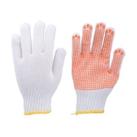 アズワン WARMすべり止め付裏起毛軍手 12双組 TGW835