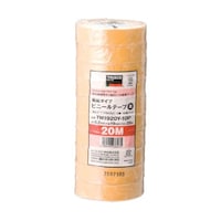 アズワン 脱鉛タイプ ビニールテープ 19X20m 黄 10巻入り TM1920Y10P