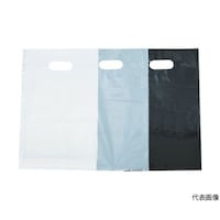アズワン カラーポリ手提げ袋L0.08X400X500シルバー20枚入 F4050SV