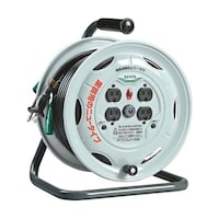 ハタヤリミテッド コードリール 業務用戦力リール 単相100Vアース付 30m GM30K