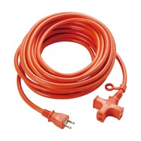 アズワン 3個口ソフトタイプ延長コード オレンジ TKC15103PSO