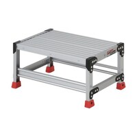 アズワン 作業用踏台 アルミ製・高強度タイプ 1段 TSF163