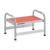 アズワン 作業用踏台 アルミ製 アジャスター付 高さ0.23m 1段 AFA1