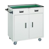 アズワン ツールワゴン 800X500XH880 引出・扉付 W NTS504NW