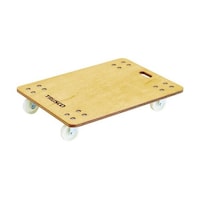 アズワン 合板平台車プティカルゴ 600X450 ナイロン車 PC4560
