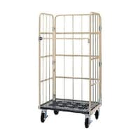 ワコーパレット 床板プラスチック製カゴ車 800x600x1700 WKP8060