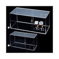 店研創意(ストア・エキスプレス) アクリル陳列ケース(前面引き違い戸) W60cm 6115632