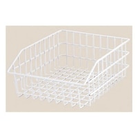 店研創意(ストア・エキスプレス) ネットカゴ ワイドタイプ W28cm 白 61121181