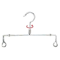 店研創意(ストア・エキスプレス) スチール製ボトムハンガー W30cm 入数10本 フック回転式 6119442