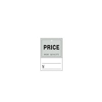 店研創意(ストア・エキスプレス) さげ札 PRICE(色糸付き) タテ型 1セット(500枚入) 61803123