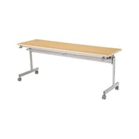 店研創意(ストア・エキスプレス) 跳ね上げ式会議テーブルW180cm D45cm ナチュラル 61433321