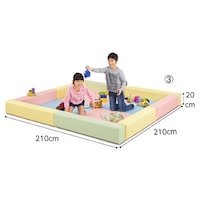 店研創意(ストア・エキスプレス) ハイグレードキッズコーナー パステル 2畳サイズ 6137423