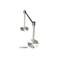 店研創意(ストア・エキスプレス) ガイドポール スタッキングタイプ ブラック 入数1台 6137513