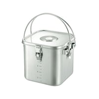 本間製作所 190IH対応スタッキング角型給食缶 22cm 57422