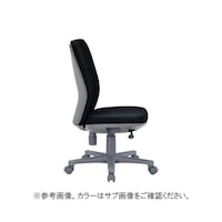 AICO チェア ミドルバック肘なしタイプ ブラック 布張り OA1205(FG3)BK