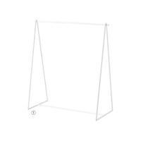 店研創意(ストア・エキスプレス) シンプル卓上アイアンハンガー スノーホワイト 61425612