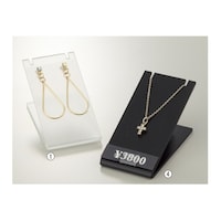 店研創意(ストア・エキスプレス) アクリルL字スタンド 透明マット 10個 6115291