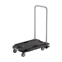 アズワン 樹脂台車 こまわり君 省音G車輪 600X390 ブラック MP6039N2BK