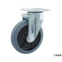 アズワン TYSシリーズ 自在 グレーゴム車100mm TYS100G