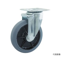 アズワン TYSシリーズ 自在 グレーゴム車125mm TYS125G
