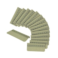 サンコー コーナー付階段マット スベリ止め付 グリーン 1セット(15枚入) KA41