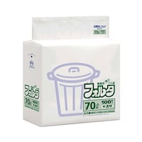 日本サニパック 環優包装フォルタ70L 白半透明 400枚入 F7H